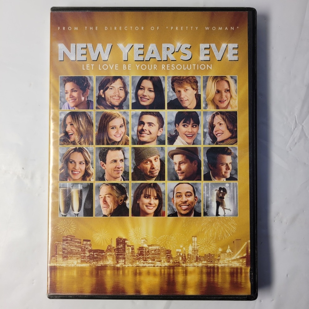 Warner Bros New Year's Eve DVD Movie PG-13 Widescreen Garry Marshall Ensemble
